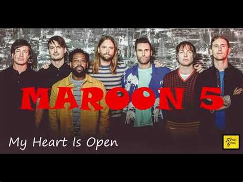 maroon 5 bet my heart|maroon 5 my heart is open.